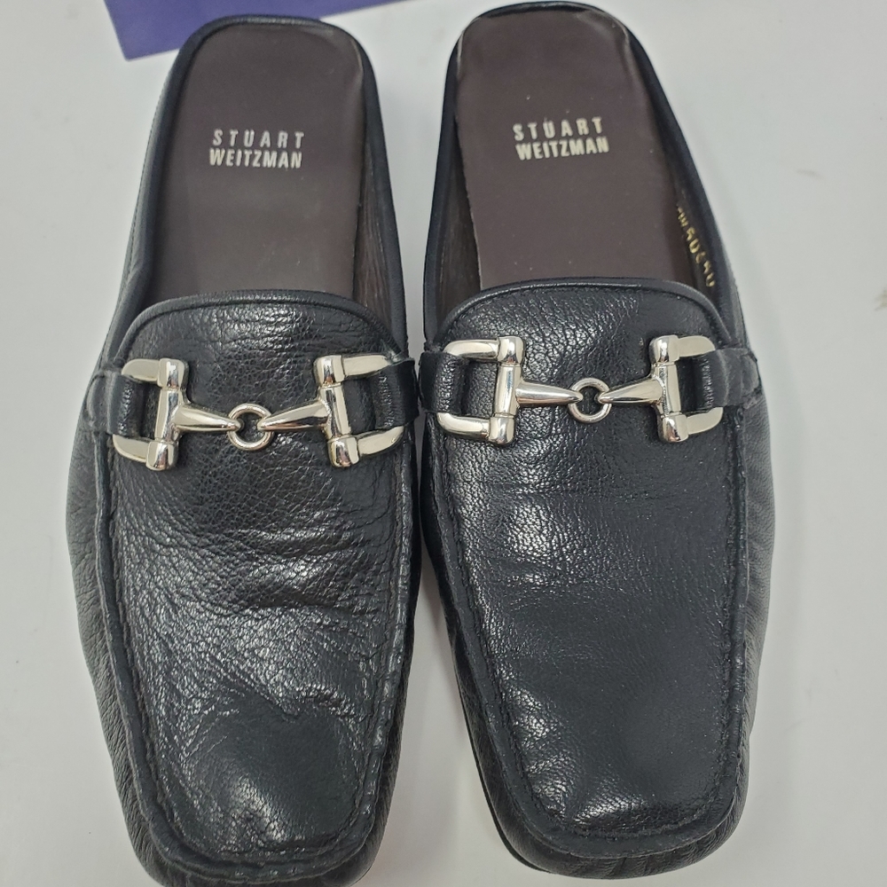 Stuart Weitzman Mules. Gently Used, In Box - image 2